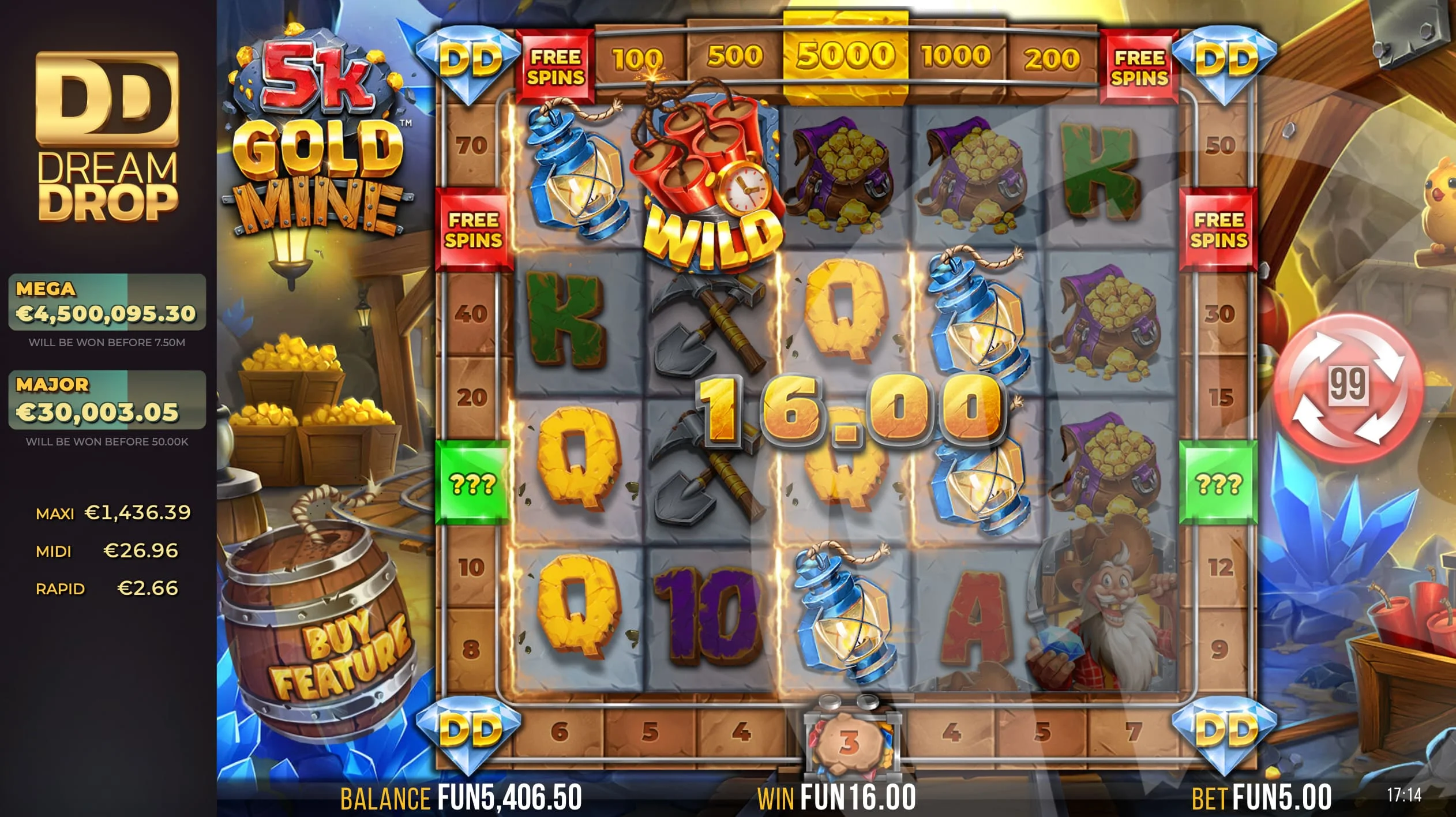 5k Gold Mine Slot Review pic 2